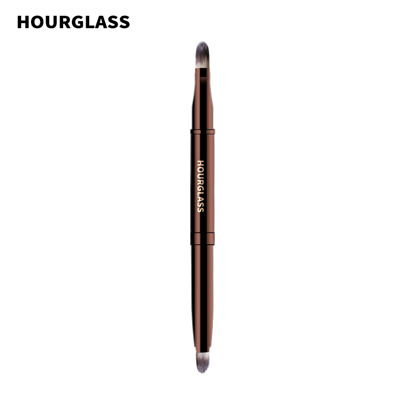 Hourglass Makeup Brush- No.16 Retractable Double-Ended Lip Brush Soft Fiber Hair Single Lip Brush