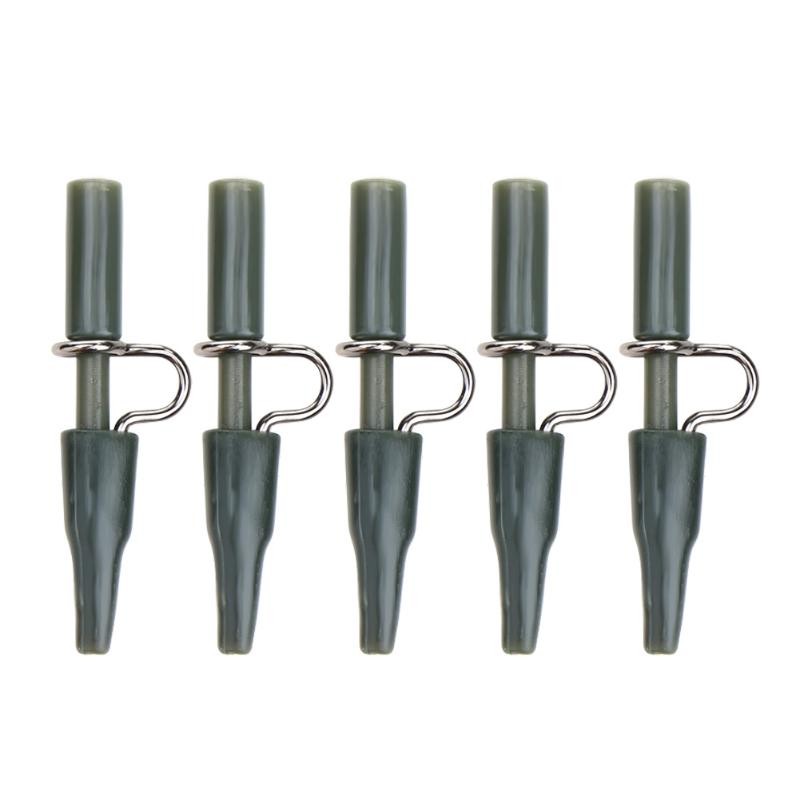 20pcs Carp Fishing Heavy Duty Lead Clip with tail Rubber Carp Fishing Accessories Kit for Fishing Tackle Equipment