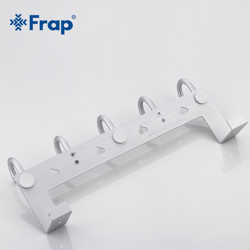 Frap Aankomst Haak Up Silve Kleding Haak Ruimte Aluminium Handdoek Deur Haak Slaapkamer Rugzak Slaapkamer Hardware Accessoires Y38026