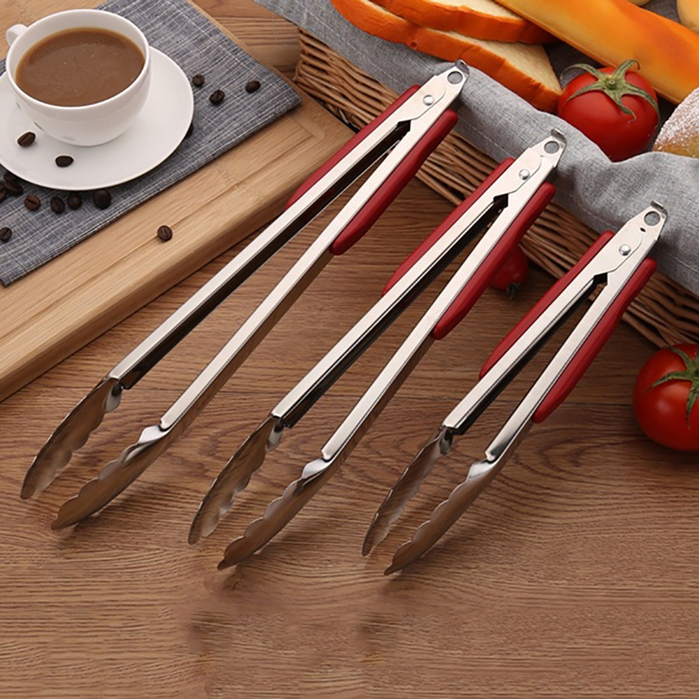 Stainless steel Silicone Kitchen Tongs BBQ Clip Salad Bread Cooking Food Serving Tongs Kitchen Tools at ₹ 1299.00 in Bengaluru | ID: 2851553078997