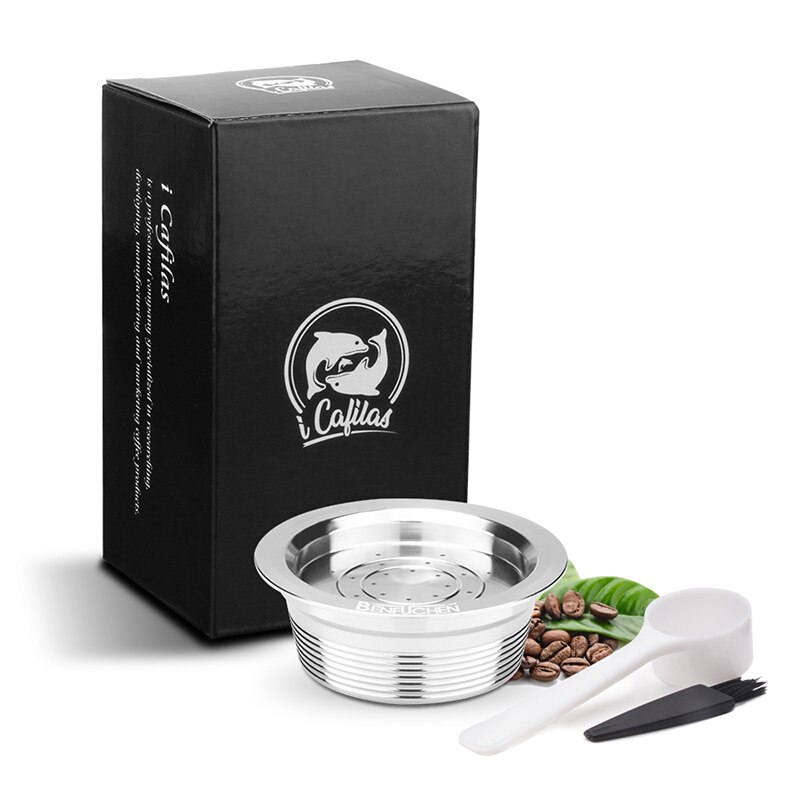 Metal de acero inoxidable para Lavaza, un filtro de cápsula de café reutilizable para Lavazza a Jolie/Tiny & LM3100 ESPRIA: 1 mio capsule