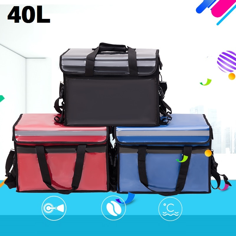 Large Food Thermal Cooler Bag Outdoor Waterproof Ice Thermo Packs Car Travel Picnic Lunch Box Thermos Refrigerator Bag