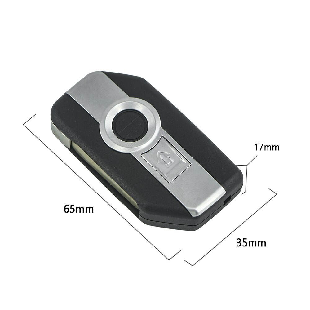 Motorcycle Keyless Remote Motorcycle Uncut Blade Key Shell One-Click Keyless... – Grandado
