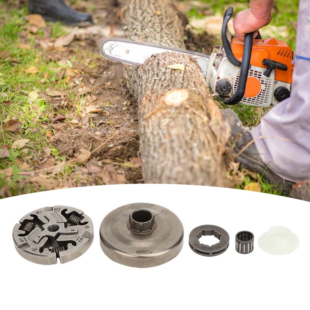 3/8in 7 Teeth Clutch Drum Sprocket Kit Fit for Husqvarna 355 357 357XP 359 EPA Chainsaw Garden Tool Parts