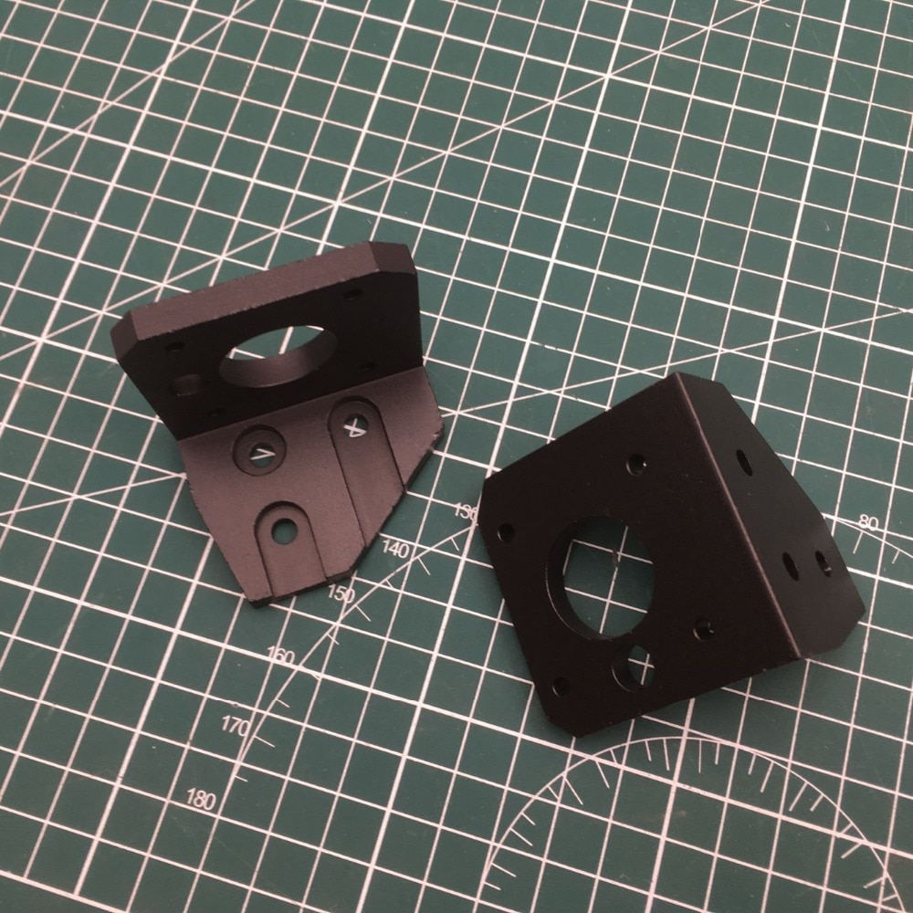 1set black Anodized Aluminum Prusa i3 MK3 bear z axis left/right motor mounts bottom Z top right/left upgrade kit