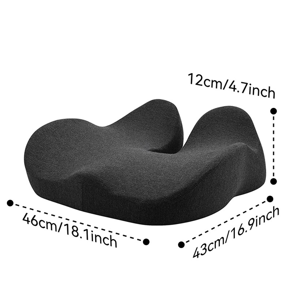 Cuscino per seggiolino auto per alleviare il mal di schiena Cuscino per seggiolino auto in cotone memory per sedie da ufficio Cuscino per sedile antiscivolo per alleviare la pressione: Default Title