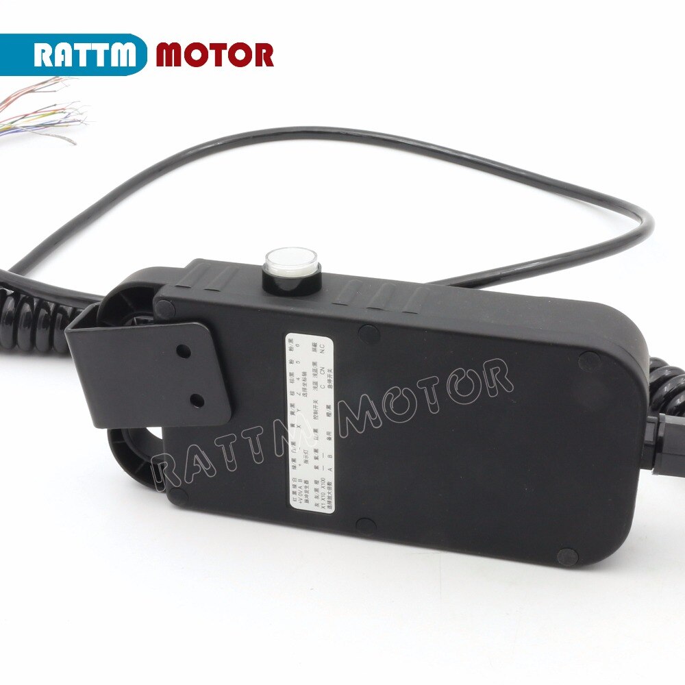 Universal CNC 4 Axis MPG Pendant HandWheel 100 Pulse 5V &amp; Emergency Stop Cnc Router Handwheel 4 Axis Type