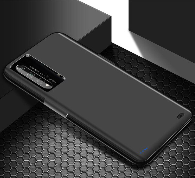 KQJYS – coque de chargeur de batterie externe, 6800mAh, pour Huawei Nova 5T: Black