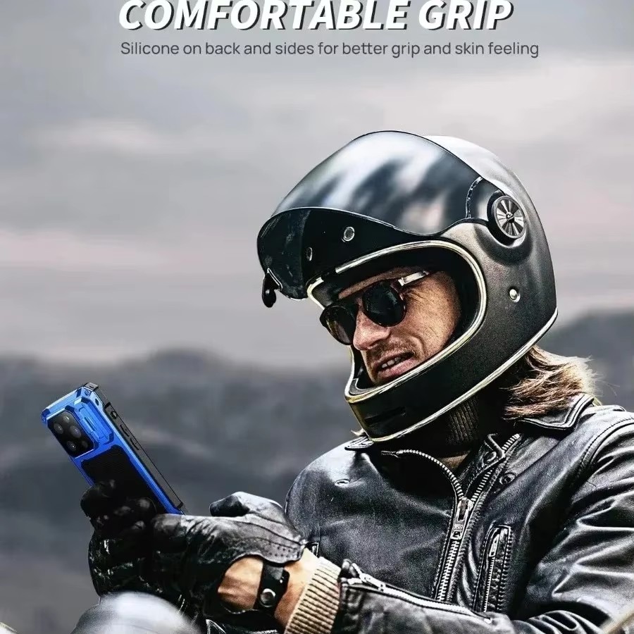 Telefondeksel med beskyttelsesdeksel i metall, magnetisk og støtsikkert deksel til iphone 16, 15 pluss , 14 pro max, kraftig aluminiumskamerastativ, skjerm