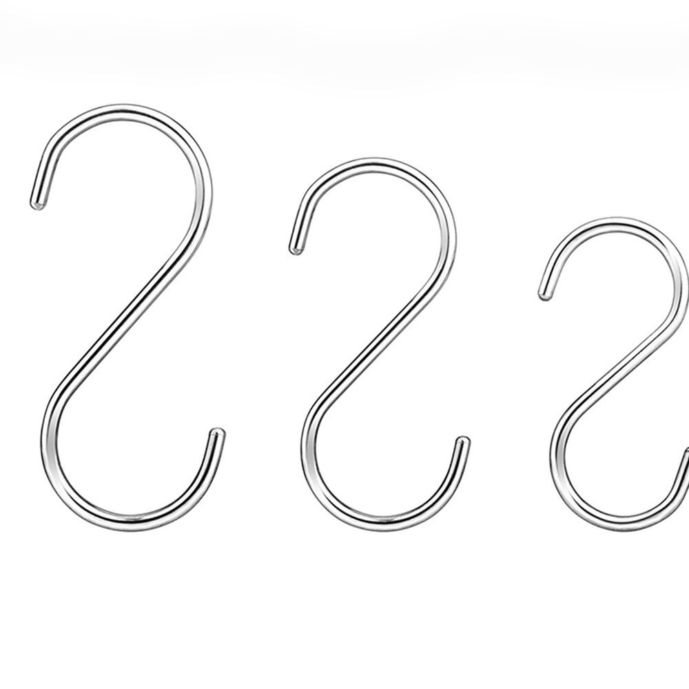 20Pcs Haken Lichtgewicht Duurzaam S Vorm Rvs Haken Voor Keuken