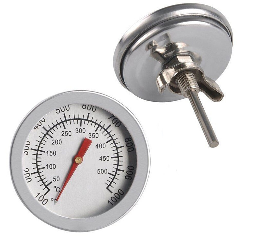 50-500 graden celsius roestvrijstalen barbecue-, rook- en grillthermometer, temperatuurmeter, oventhermometer