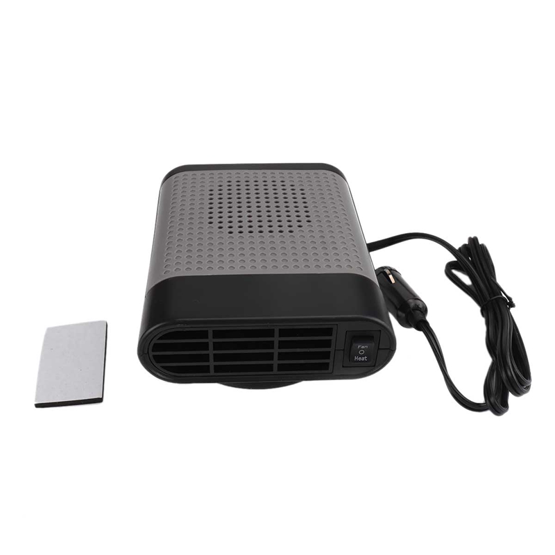 Desempañador de coche portátil Universal calentador de parabrisas desempañador para calefacción y refrigeración rotación de 360 grados hacia arriba y hacia abajo: Default Title