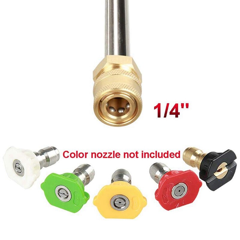 2x Gutter Cleaner Attachment for Cleaner Rod Angled Lance 1/4 Inch U-Shaped Curved Rod & 30 Degree Curved Rod