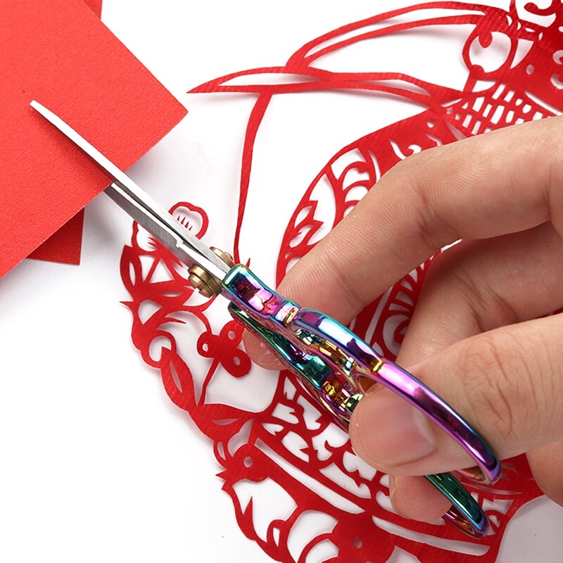Edelstahl schere stickerei stoff DIY schneiden handwerk kreuz stich Europäischen retro klassische kunst nähen schneiderei zubehör
