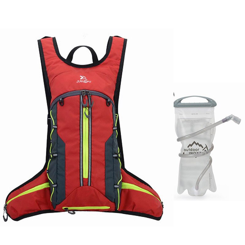 20L Waterdichte Fiets Rugzak Outdoor Sport Hydratatie Fietsen Tassen Grote Capaciteit Camping Bike Mochila Mtb Fiets Bag Pack: Red / With Water Bag