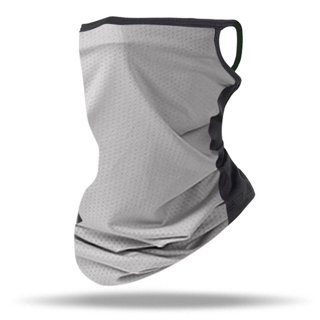 Pañuelo calentador para el cuello y la cara Unisex, Bandana Rave, para el cuello polaina, gorro de tubo para hombre y mujer, pañuelo para la cara, cubierta para la cara, 25 #: Gray 