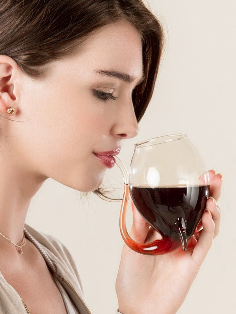 nordycki kreatywny kubek niekapek lampka robić czerwonego wina sok napój kufel robić piwa ręcznie ciepła odporne na wysoką temperaturę szklane bar osobowość kieliszek robić wina