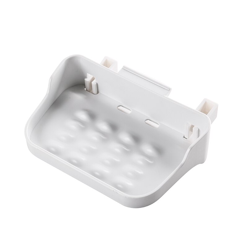 Badrum hem tvål box dusch hållare behållare plast tvål box dispenser tvål rack icke-spår vidhäftande