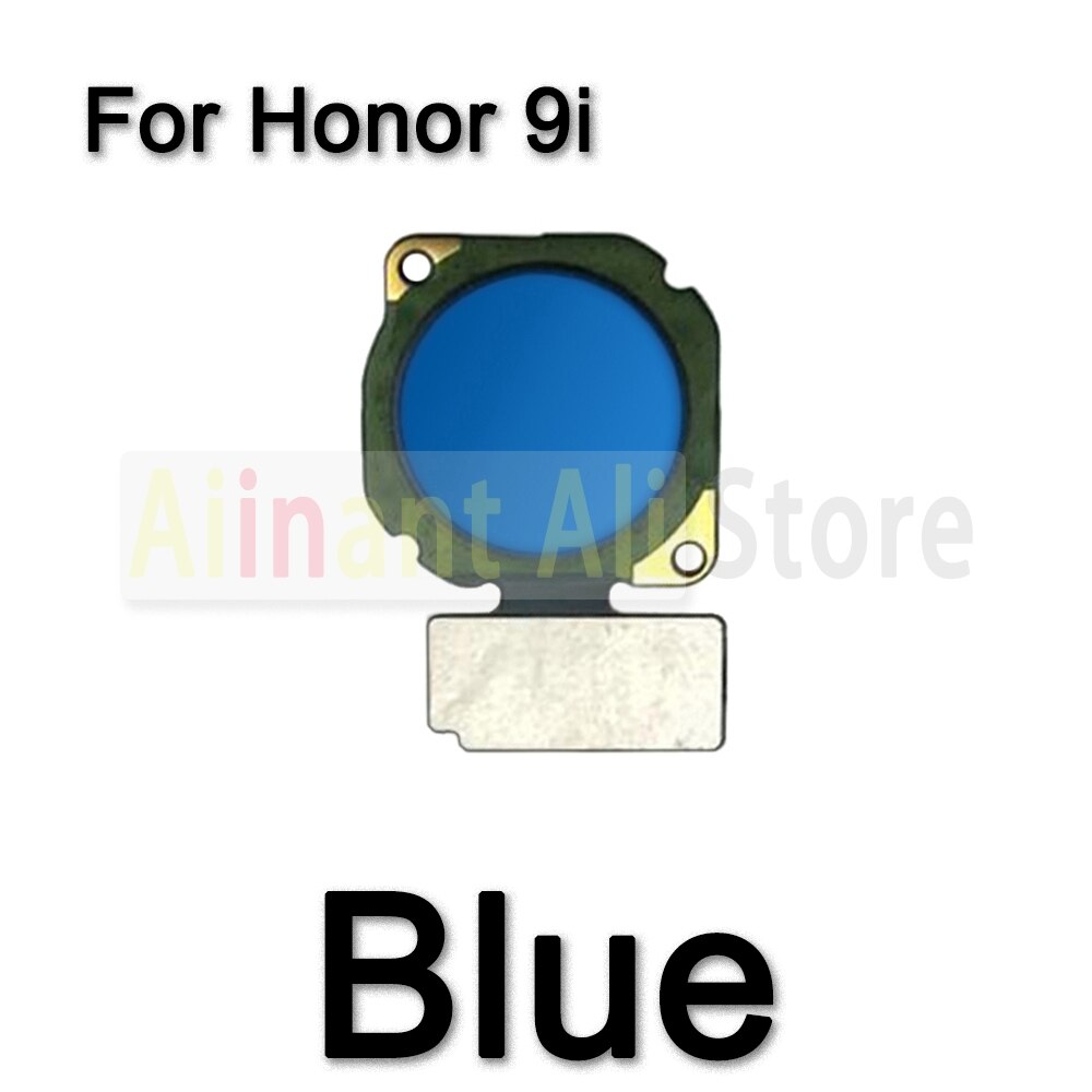 Alkuperäinen kotiavain sormenjälkitunnistimen joustokaapeli huawei honorille 9 9i 9x lite touch id sormenjälki flex kaapeli puhelimen osat: Honor 9i sininen