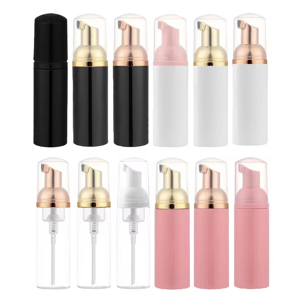 6 Teile/los 2 unzen/60 ml Kunststoff Schaum Pumpe Flasche Leere Gesicht Wimpern Kosmetische Flasche Reiniger Seife Spender für reinigung Schaum Flasche