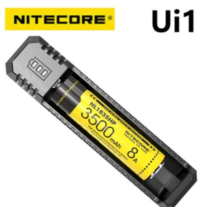 Nitecore UI1 Single-Slot USB Intelligent Battery Charger – For 18650, 20700, 21700 Li-ion