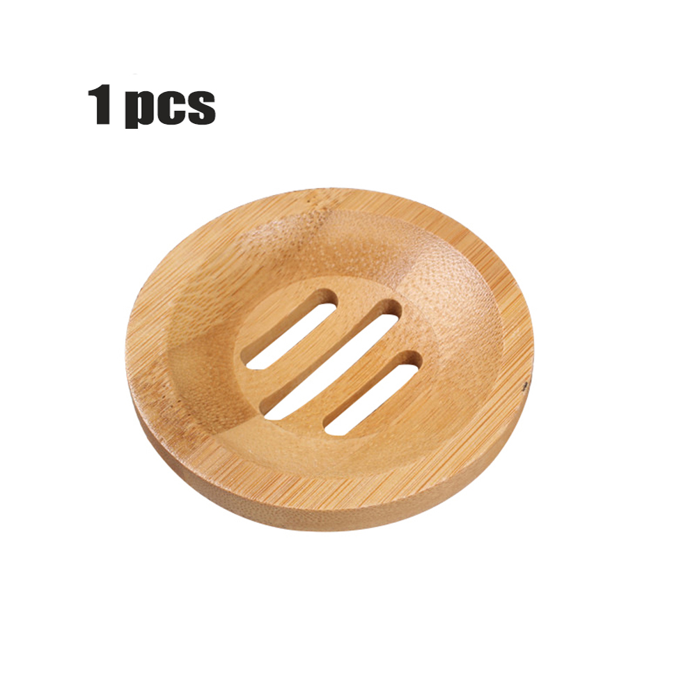 Plateau porte-savon en bois de bambou naturel, conteneur, plaque de douche, accessoires de salle de bains, Support, boîte en bois naturel