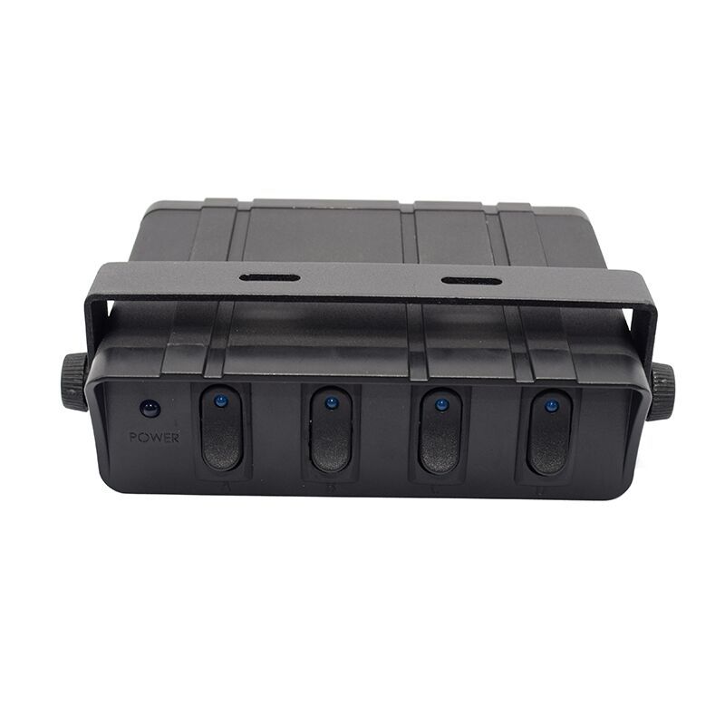 6 Gang Rocker Switch Box Universal for Cars Vehicles Boats 12-24V Waterproof 80A Switch Panel with LED Light Indicator