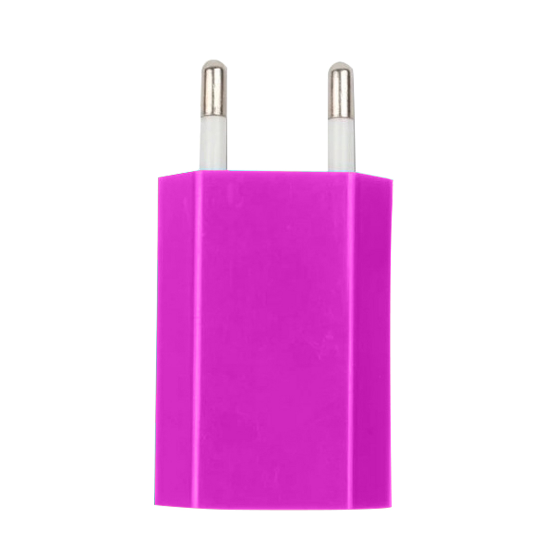 Etmakit Reise EU Stecker USB Wand Ladegerät Reise Hause AC Adapter für iPhone 5s 6s 7 Plus für samsung S5 S6 S7 Telefon Ladegerät: Purple