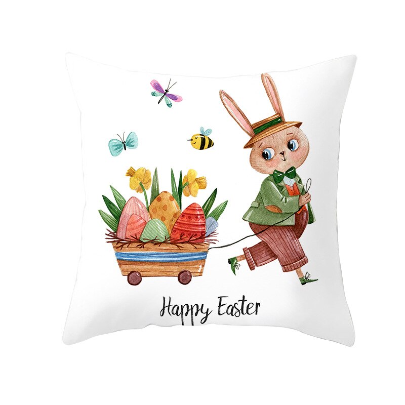 Kids Kussensloop Brief Kussenhoes 45*45 Sierkussen Covers Decor Kussens Bank Polyester Bloemen Home Decor Kussenslopen: 13