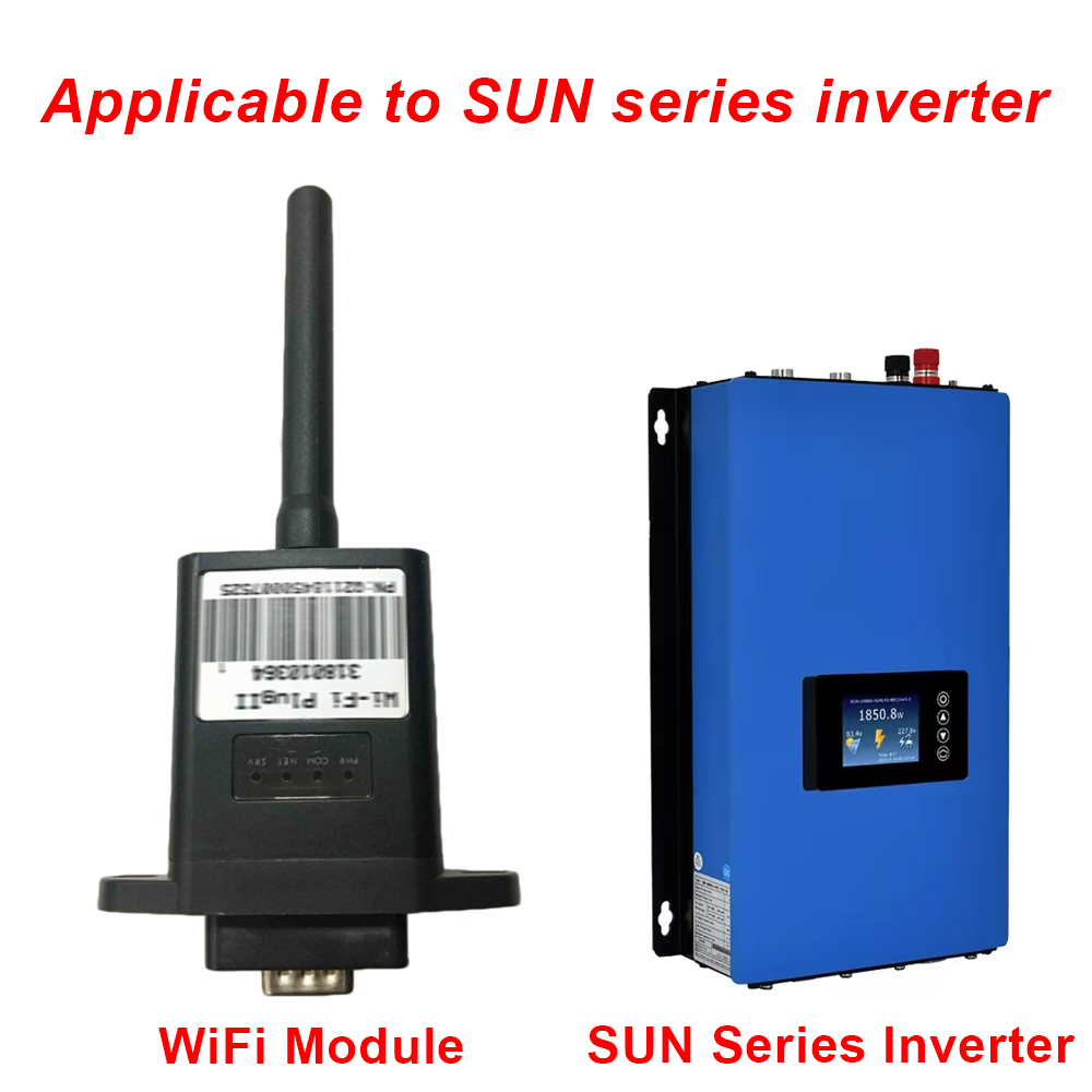 Y&H WiFi-module toepasbaar op SUN 1000W 2000W MPPT Grid Tie Solar Inverter, WiFi-weergave datamodule (omvormer niet inbegrepen