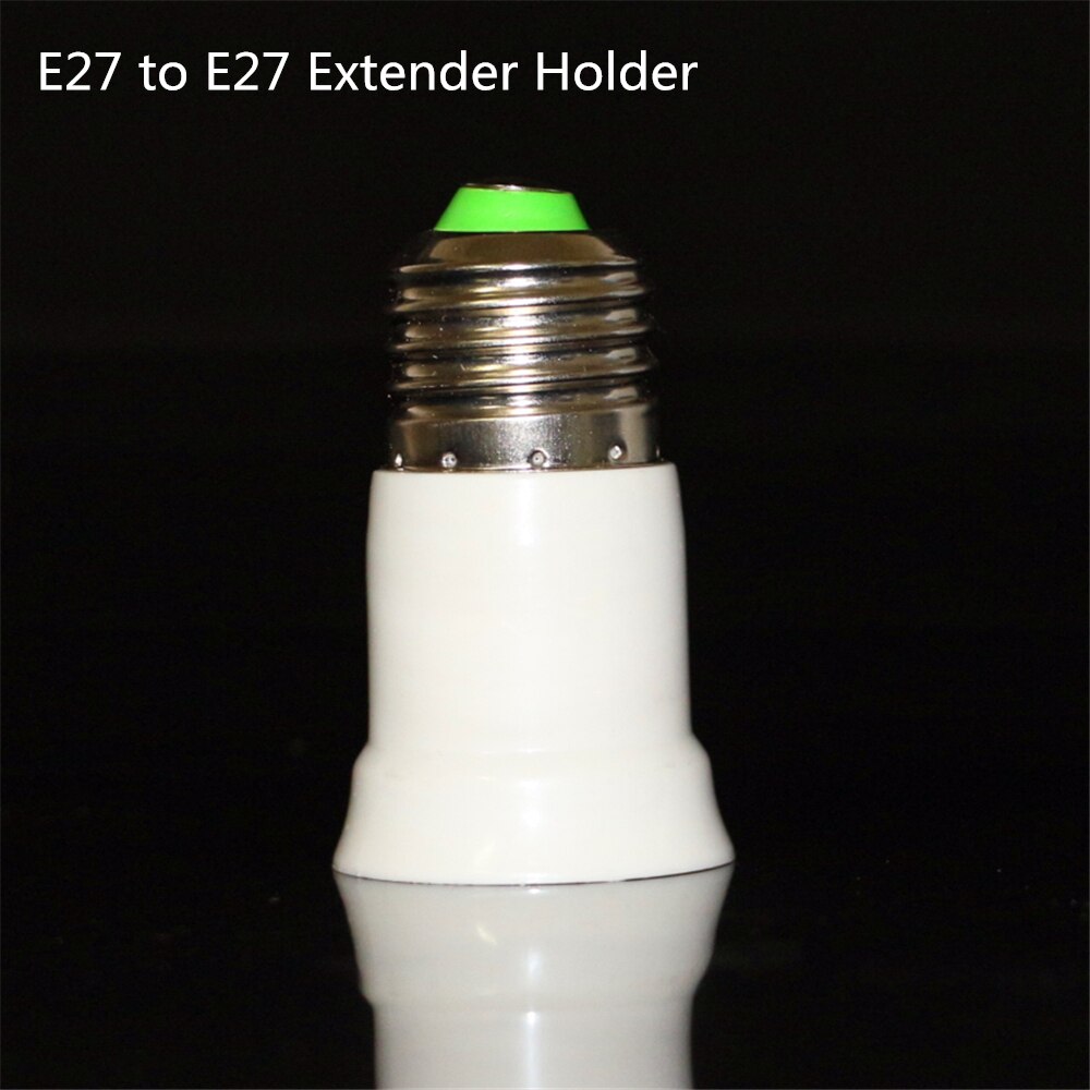 1 Stks Brandwerende ABS materiaal e27 extender houder e27 om e27 extension socket base lamphouder converter voor e27 led lamp licht