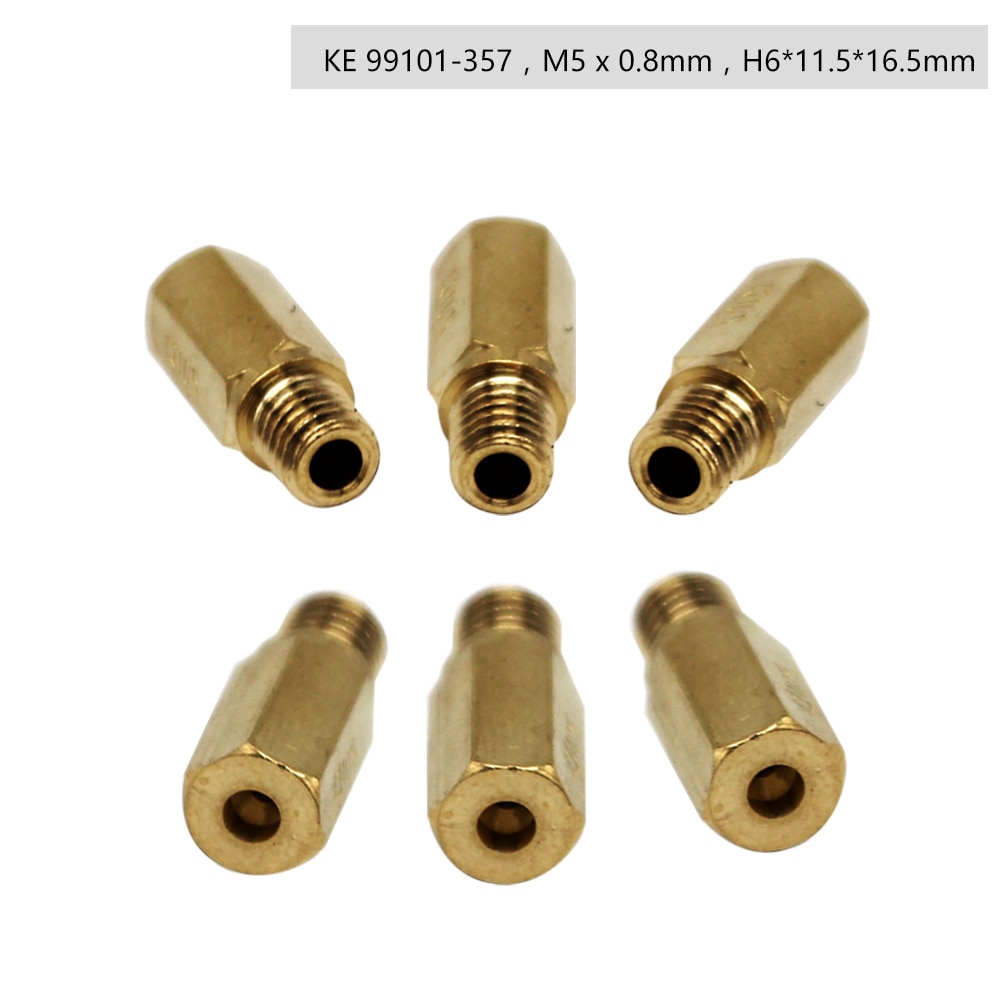 ZS Racing-carburador principal M5 para Keihin OKO/KOSO/PWK/BD/CRS/ FCR/FCR-MAX/PD/PE/ PJ/PWM, 10 Uds.