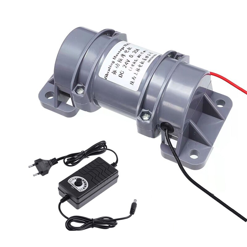 DC 24V 3000RPM Vibration Motor Speed Adjustable for Warning Systems Massage Bed Chair Big Power Electric Massage Bed