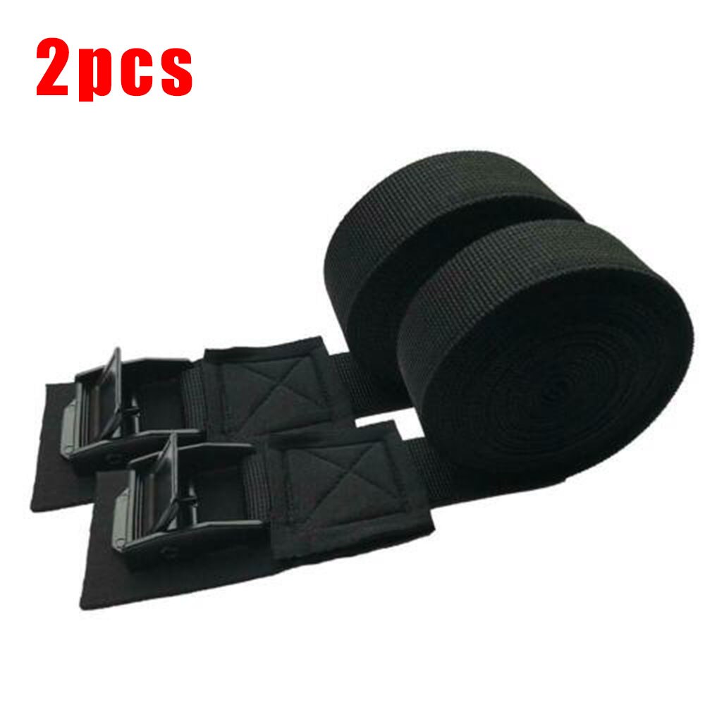 2 pezzi 250kg portapacchi per auto Kayak Cam Buckle cinghia di ancoraggio cinghia per bagagli poliestere ancoraggio a sgancio rapido con fibbia