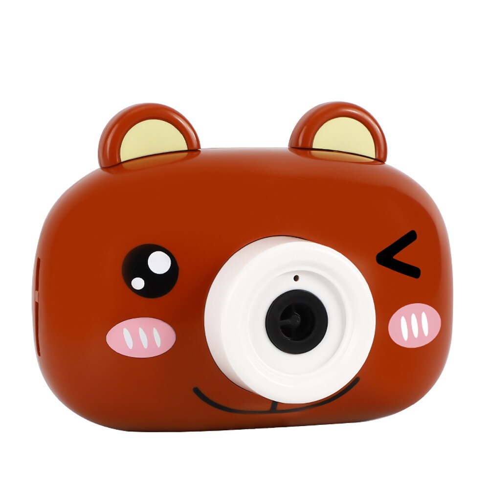 Kinderen Muziek Camera Bubble Speelgoed Automatische Bubble Blower Machine Speelgoed 100 Ml Speelgoed Voor Kids Kinderen Jongens Meisjes # C: Bruin