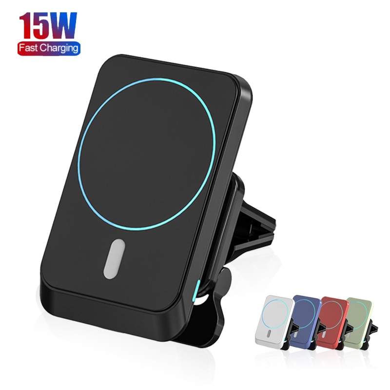Wireless Charger Car Phone Holder Newest Magnetic Wireless Car Charger Mount For IPhone 12 Pro Max Mini Magsafing Fast Charging