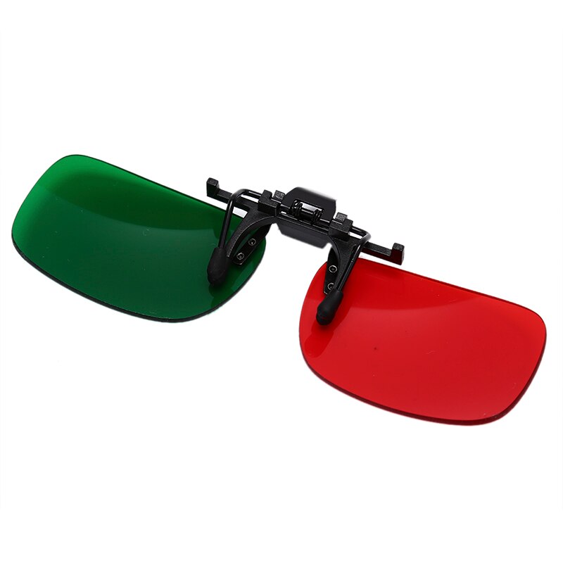3D Glasses - Red & Cyan - Fits Over Most Prescription Glasses for Movies, Gaming, TV