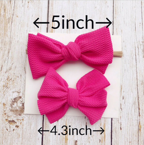 fascia Neonato Bambina Fiore Fiocco - fascia Cotone Misto per Bambini 0-2 Anni