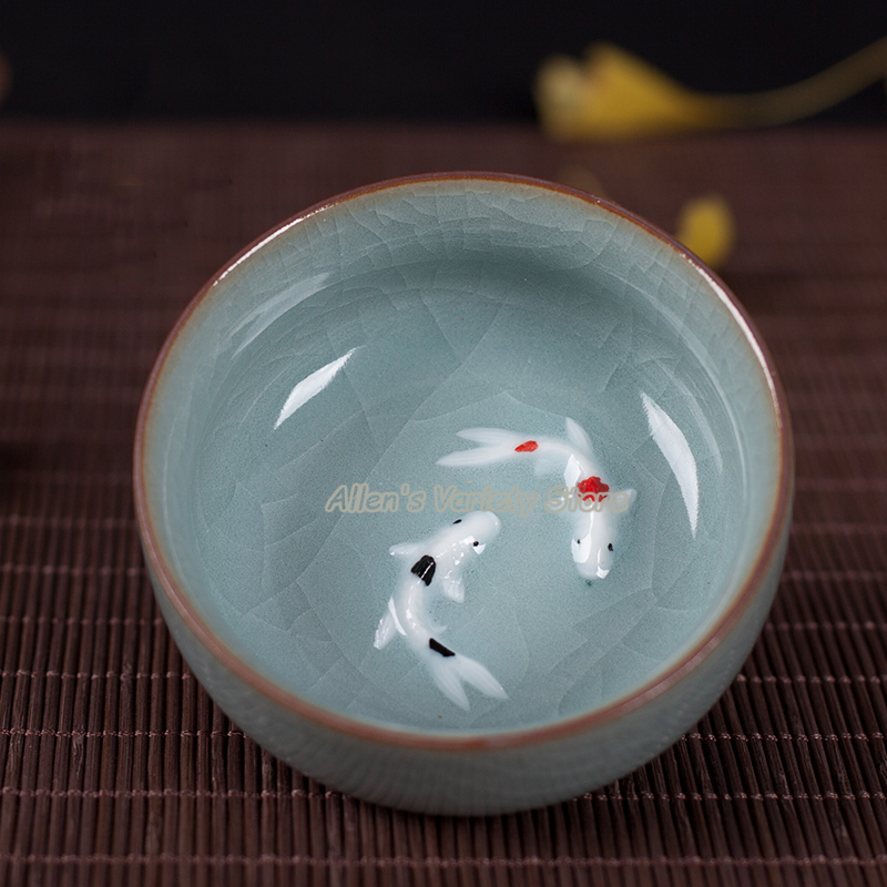 ! Crackle glaze Saucer china Porcelain coffee cup Chinese Longquan Celadon Celadon Teacup cups tea set cups tea sets