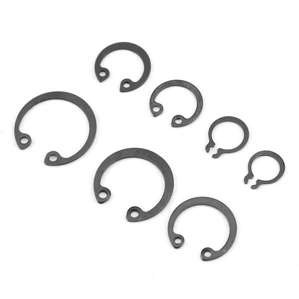 10pcs 304 Stainless Steel External Circlip Retaining Ring Assortment Kit 8-18mm Without box