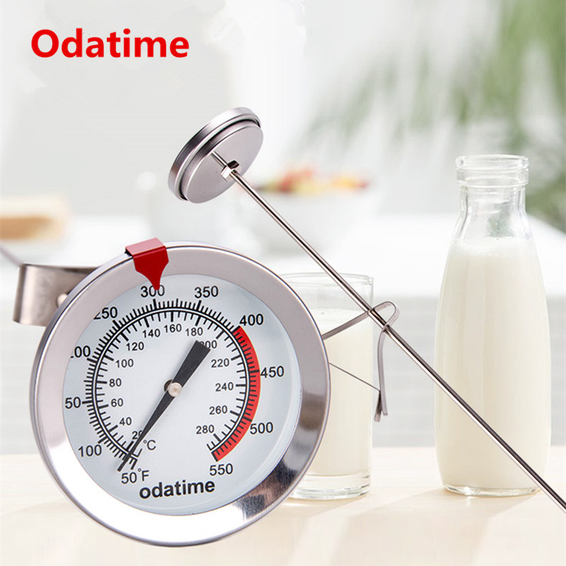 Odatime 40/50 CM Rvs Thermometer Voor Vlees Water BBQ Grill Oven Keuken Thermometer Maaltijden Snelle Koorts temperatuurmeter
