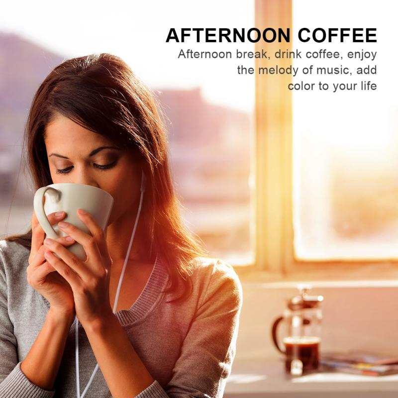 Wired Black And White Earphones Flat Line Earphones Music Earphones With Microphone Subwoofer Earphones For Samsung S4