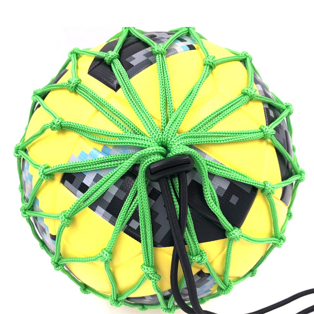 Poignée de football Solo coup de pied formateur verrouillé Net ballon de football élastique élastique entraînement jonglage trois tailles directe