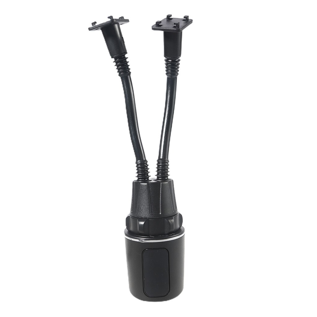 Portavasos de coche para teléfono móvil, soporte de altura de ángulo ajustable de 360 grados para iphone y Samsung de 3,5-6,7 pulgadas