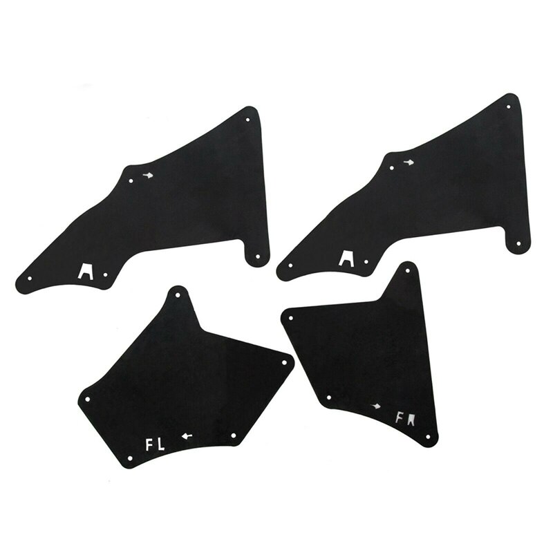 Set of 4 Splash Shield for Toyota 4Runner Fender Liner Apron Splash Seal Flap Skirt Splash Guard: Default Title