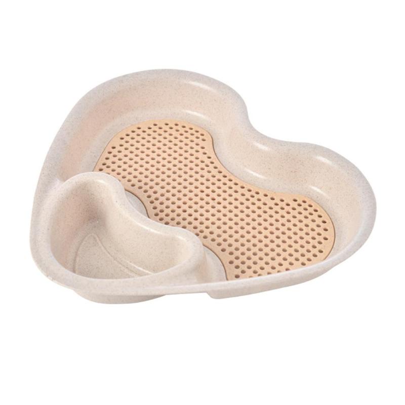 Hartvormige babyvoedingskom, dinerborden, voedselbord, babyverzorging, praktisch multifunctioneel bord, babyvoedingsbenodigdheden: Beige