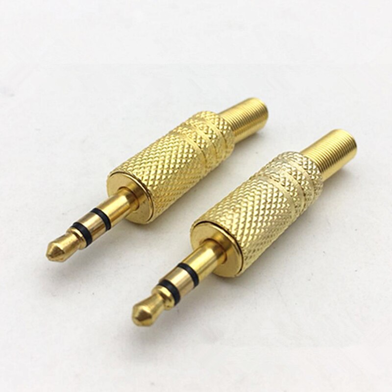 Mini 1/8Inch Jack Plug 3.5Mm Stereo Audio Jack Plug Hoofdtelefoon Male Plug Coax Kabel Audio Adapter connector Solderen