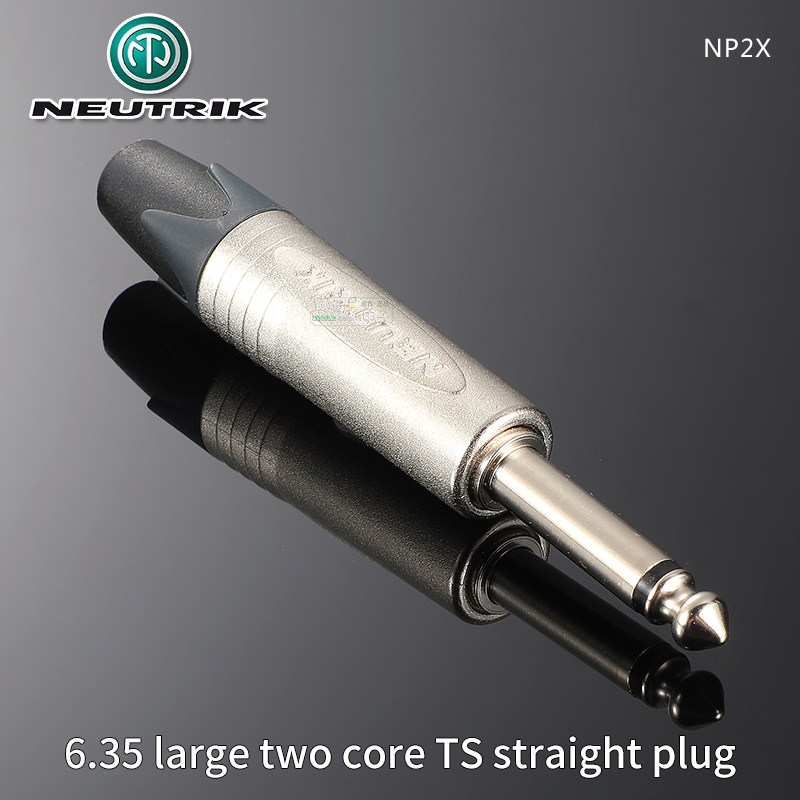 Neutrik Jack 1/4" 6.35 mm Heavy Duty Phone Plug NP2X NP3X NP2RX NP3RX Mono / Stereo Guitar Snakes Speakers Audio Cable Connector: WHITE