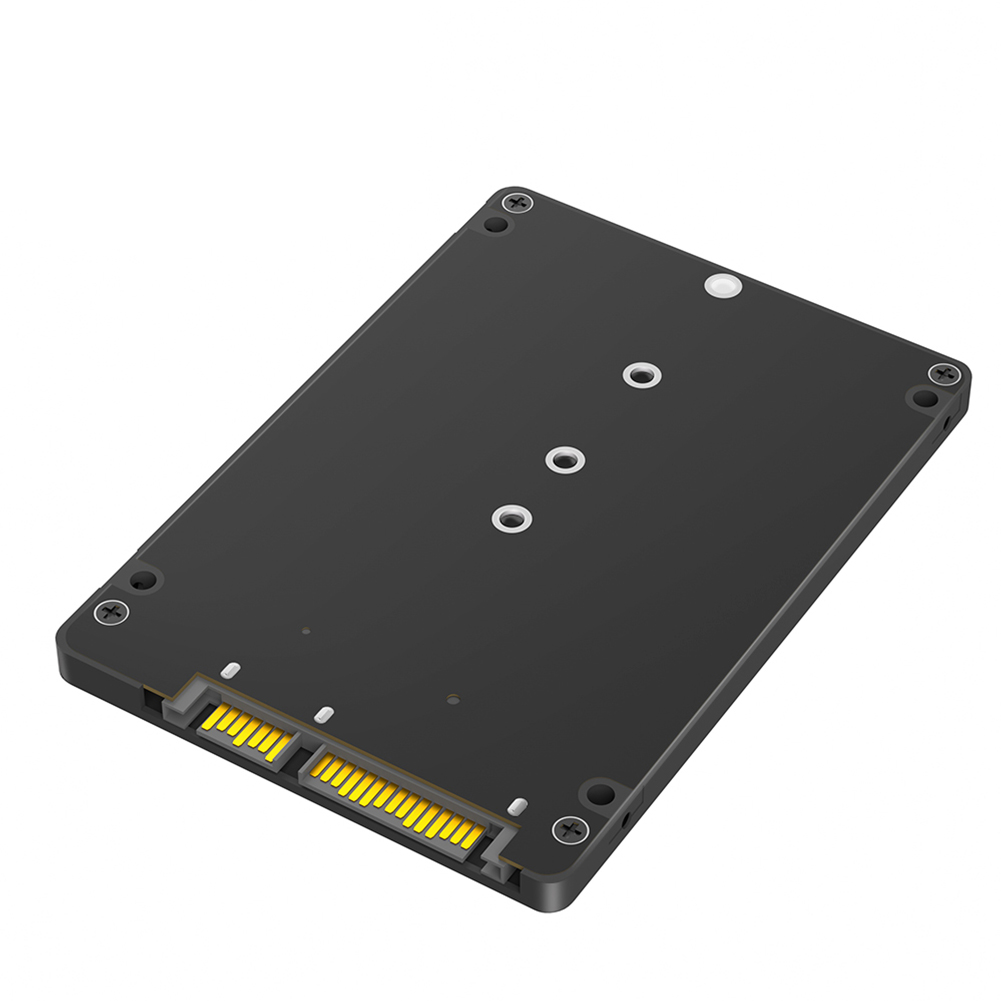 M.2-mSATA naar SATA-adapterkaart Solid State SSD naar SATA externe schijfbox 2IN1 conversiekaart