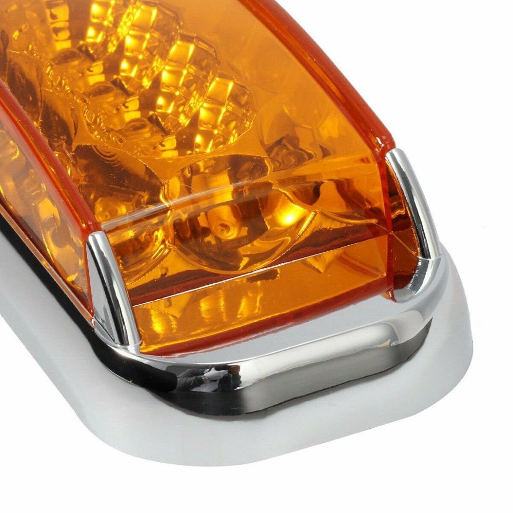 6 st 12v/24v led sidomarkeringsljus släpvagnslampa led släpvagnsbelysning lastbil led-ljus sidomarkeringsljus släpvagnslampa vattentät